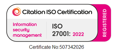 ISO 27001:2022: information security logo